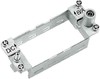 Fixing frame industrial connectors 4 Aluminium 09140160303