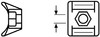 Mounting base and -element for cable ties 13.5 mm 151-25219