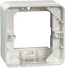 Surface mounted housing for flush mounted switching device  0020