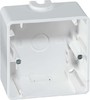 Surface mounted housing for flush mounted switching device  0083