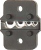 Insert for crimp tool cable lugs, cable end sleeves, screen conn