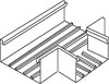 Tee for wall duct 133 mm 66 mm 133 mm BT1308.3