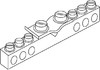 Equipotential bonding bar Surface mounting modular 307