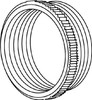 Enlargement/reducing ring Gas-thread 44/1638