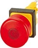Front element for mushroom push-button Red Square 28 mm 072371