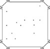 Mounting plate for distribution board Steel 096233