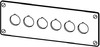 Built-in panel for control circuit devices 237 mm 72 mm 216547