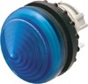 Front element for indicator light 1 Blue Round 216782