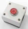 Push button, complete 1 Red Round 216521