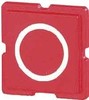 Legend plate for control circuit devices Square Flat 089165