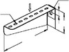 Bracket for cable support system 210 mm 80 mm KTAL 200