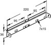 Connector for cable support system Longitudinal joint GRVS 4
