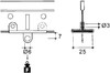 Fixing clamp Clamp Hole KH-6W