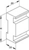 Saw kernel for wall duct 213 mm 61 mm GKSK 213