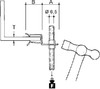 Fixing clamp Clamp Hole 6 AHB-814