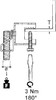 Fixing clamp Screw Thread 10 FH107-AM10T