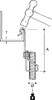 Fixing clamp Clamp Thread 6 AV155-AM6T