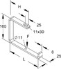 Ceiling bracket for cable support system 250 mm 25 mm ZCB 250