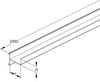 Separation plate for wall duct 1-fold 120 mm Inserting GTK 50