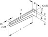 Bracket for cable support system 310 mm 65 mm KTA 300 E3