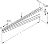 Bracket for cable support system 710 mm 150 mm KTA 700