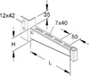 Bracket for cable support system 210 mm 80 mm KTUG 200