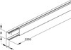 Installation duct 16 mm 30 mm 2000 mm LLK 16.030