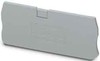 Endplate and partition plate for terminal block Grey 3030514