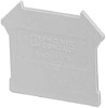 Endplate and partition plate for terminal block Grey 3006027