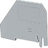 Endplate and partition plate for terminal block Grey 1413272