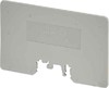 Endplate and partition plate for terminal block Grey 3003062