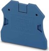 Endplate and partition plate for terminal block Blue 3047235
