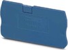 Endplate and partition plate for terminal block Blue 3032295