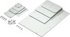 Mounting plate for distribution board 150 mm 150 mm 9548000