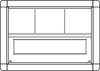 Mounting frame for door station 1 Aluminium 1885030