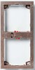 Mounting frame for door station 2 Zinc die-cast 015590