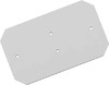 Mounting plate for distribution board 150 mm 90 mm 19500601