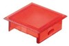 Hood/lens for circuit control devices Red Rectangular KF25KSRT