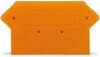 Endplate and partition plate for terminal block Orange 282-317