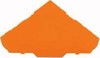 Endplate and partition plate for terminal block Orange 280-321