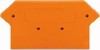 Endplate and partition plate for terminal block Orange 280-331