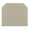 Endplate and partition plate for terminal block Beige 1050100000